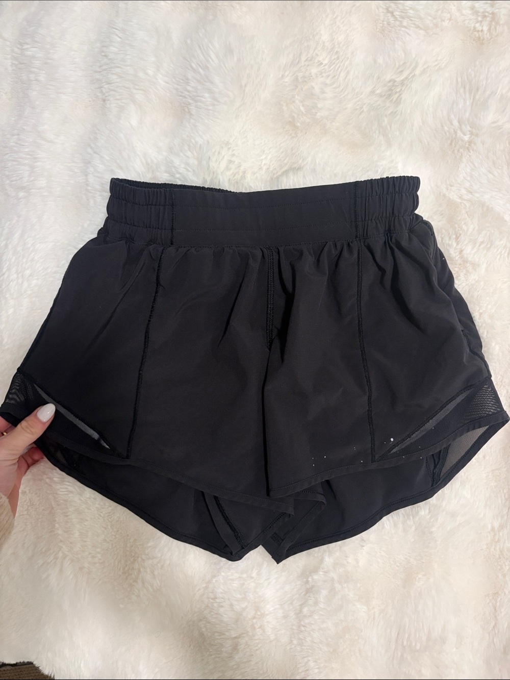 lululemon athletica Black Layered Running Shorts